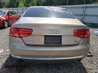 2012 Audi A8 L with VIN WAURVAFD3CN024063, listed as a Copart auction lot 81508834 with 92,002 mi miles and Salvage Title. Bid and sale history available at carsss.com. Image 6.