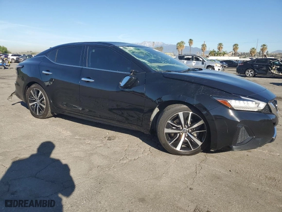 2021 Nissan Maxima SV with VIN 1N4AA6CVXMC508370, listed as a Copart auction lot 50463875 with 101,545 mi miles and Salvage Title. Bid and sale history available at carsss.com. Image 4.