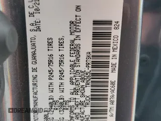 2022 Toyota Tacoma SR with VIN 3TYAX5GN9NT038043, listed as a Copart auction lot 55555025 with 31,648 mi miles and Salvage title. Bid and sale history available at DreamBid. Image 12.