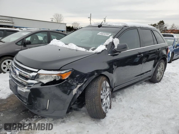 2012 Ford Edge Limited with VIN 2FMDK3K94CBA61570, listed as a Copart auction lot 44023295 with 124,945 mi miles and Salvage Title. Bid and sale history available at carsss.com. Image 1.