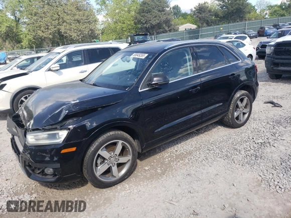 2015 Audi Q3 Premium Plus with VIN WA1BFCFS6FR000861, listed as a Copart auction lot 55849265 with 84,270 mi miles and Clean title. Bid and sale history available at DreamBid. Image 1.
