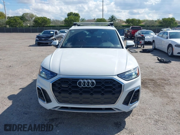 2023 Audi Q5 S line Premium with VIN WA1GAAFY9P2056512, listed as a IAAI auction lot 41686353 with 13,959 mi miles. Bid and sale history available at carsss.com. Image 12.