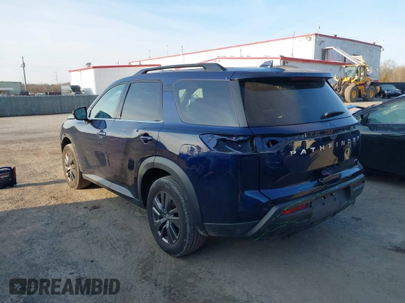 2022 Nissan Pathfinder SV with VIN 5N1DR3BA2NC216478, listed as a IAAI auction lot 41074844 with 58,243 mi miles and . Bid and sale history available at DreamBid. Image 3.