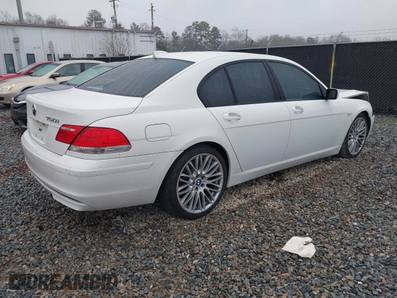 2008 BMW 7 Series 750i with VIN WBAHL83588DT12097, listed as a IAAI auction lot 41553816 with 110,672 mi miles and . Bid and sale history available at DreamBid. Image 4.