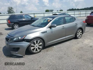 2013 Kia Optima SX with VIN 5XXGR4A6XDG208647, listed as a Copart auction lot 64087515 with 186,866 mi miles and Salvage title. Bid and sale history available at DreamBid. Image 1.
