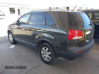 2012 Kia Sorento LX with VIN 5XYKT4A21CG242866, listed as a IAAI auction lot 42172159 with 217,651 mi miles. Bid and sale history available at carsss.com. Image 3.