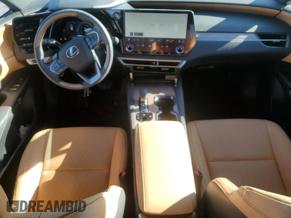 2024 Lexus RX 350h with VIN 2T2BBMCA4RC029157, listed as a Copart auction lot 46730615 with 14,693 mi miles and Salvage title. Bid and sale history available at DreamBid. Image 8.