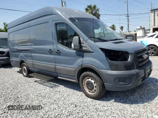 2020 Ford Transit Cargo with VIN 1FTBR3X8XLKA72246, listed as a Copart auction lot 57000035 with 65,458 mi miles and Salvage Title. Bid and sale history available at DreamBid. Image 4.