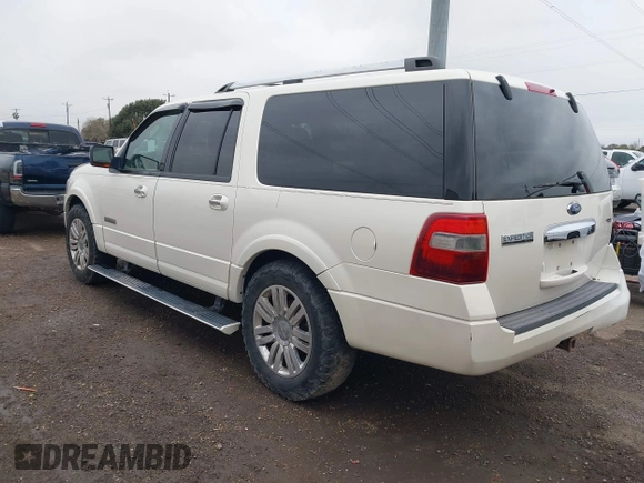 2008 Ford Expedition EL Limited with VIN 1FMFK205X8LA06664, listed as a IAAI auction lot 41258163 with 247,906 mi miles. Bid and sale history available at carsss.com. Image 3.