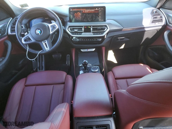 2022 BMW X4 M40i with VIN 5UX43DT03N9K45498, listed as a Copart auction lot 40460044 with 59,563 mi miles. Bid and sale history available at carsss.com. Image 8.