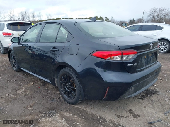 2020 Toyota Corolla LE with VIN JTDEPRAE6LJ059732, listed as a IAAI auction lot 41877377 with 70,015 mi miles. Bid and sale history available at carsss.com. Image 3.