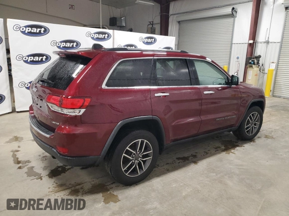 2020 Jeep Grand Cherokee Limited with VIN 1C4RJEBG7LC280790, listed as a Copart auction lot 42374915 with 105,313 mi miles and Clean Title. Bid and sale history available at carsss.com. Image 3.