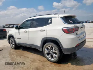 2019 Jeep Compass Limited with VIN 3C4NJDCB9KT618950, listed as a Copart auction lot 53464175 with 123,247 mi miles and Clean title. Bid and sale history available at DreamBid. Image 2.