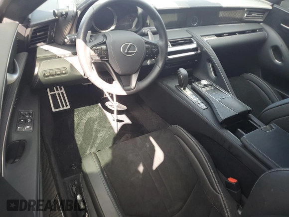 2020 Lexus LC with VIN JTHBY5AY8LA001946, listed as a Copart auction lot 73970204 with 0 mi miles and Salvage Title. Bid and sale history available at carsss.com. Image 8.