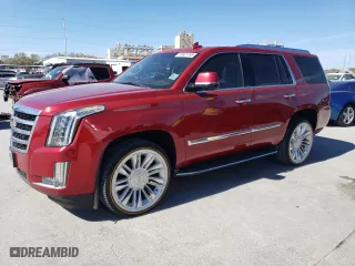 2015 Cadillac Escalade Luxury with VIN 1GYS3MKJ7FR597837, listed as a Copart auction lot 49821745 with 144,129 mi miles and Clean Title. Bid and sale history available at carsss.com. Image 1.
