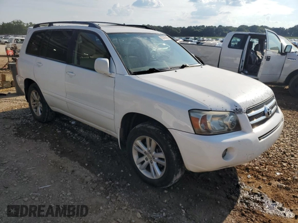 2006 Toyota Highlander with VIN JTEDW21A960007679, listed as a Copart auction lot 63395845 with 342,597 mi miles and Clean title. Bid and sale history available at DreamBid. Image 4.
