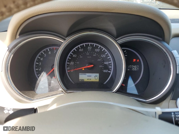 2012 Nissan Murano LE with VIN JN8AZ1MW7CW206212, listed as a Copart auction lot 53796185 with 177,457 mi miles and Salvage Title. Bid and sale history available at carsss.com. Image 9.