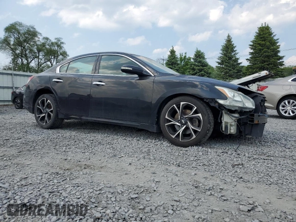 2011 Nissan Maxima SV with VIN 1N4AA5AP7BC854257, listed as a Copart auction lot 59563915 with 183,067 mi miles and Salvage title. Bid and sale history available at DreamBid. Image 4.