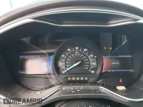 2013 Ford Fusion Titanium with VIN 3FA6P0K9XDR253596, listed as a Copart auction lot 60047845 with 119,426 mi miles and Salvage title. Bid and sale history available at DreamBid. Image 9.