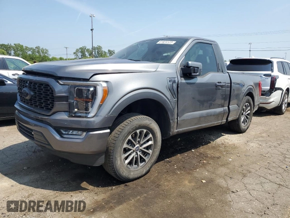 2021 Ford F-150 XL z VIN 1FTMF1E58MKD90530, wystawiony jako Copart lot #61824123 z przebiegiem 5 656 mil mil oraz . Historia ofert i sprzedaży dostępna na DreamBid. Obrazek 1.