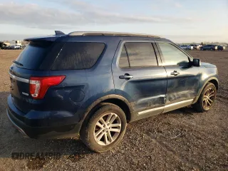 2017 Ford Explorer XLT with VIN 1FM5K7DH5HGA57575, listed as a Copart auction lot 48836105 with 157,128 mi miles and Clean Title. Bid and sale history available at carsss.com. Image 3.