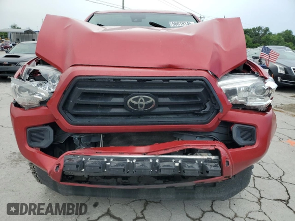 2022 Toyota Tacoma SR с VIN 3TMCZ5AN2NM482078, выставлен на аукционе Copart как лот 56019145 с пробегом 87 407 миль миль и Списание • Salvage title. История ставок и продаж доступна на DreamBid. Изображение 5.