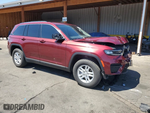 2023 Jeep Grand Cherokee Laredo with VIN 1C4RJHAG9PC514520, listed as a Copart auction lot 55630505 with 31,057 mi miles and Salvage title. Bid and sale history available at DreamBid. Image 4.
