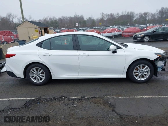 2025 Toyota Camry LE with VIN 4T1DAACK1SU504839, listed as a IAAI auction lot 41845964 with 11,934 mi miles and . Bid and sale history available at DreamBid. Image 14.