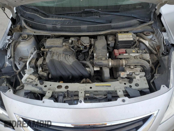 2014 Nissan Versa SV with VIN 3N1CN7AP3EL811825, listed as a Copart auction lot 54076465 with 120,640 mi miles and Salvage Title. Bid and sale history available at carsss.com. Image 11.