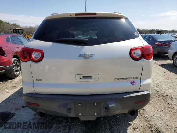 2011 Chevrolet Traverse LTZ with VIN 1GNKVLEDXBJ136275, listed as a Copart auction lot 49189215 with 199,142 mi miles and Salvage Title. Bid and sale history available at DreamBid. Image 6.