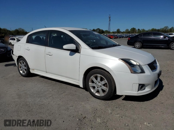 2011 Nissan Sentra SR with VIN 3N1AB6AP8BL696869, listed as a Copart auction lot 53553805 with 112,761 mi miles and Salvage Title. Bid and sale history available at DreamBid. Image 4.