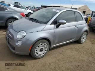 2015 FIAT 500 Pop z VIN 3C3CFFAR3FT707072, wystawiony jako Copart lot #50934635 z przebiegiem 69 741 mil mil oraz Czysty tytuł • Clean title. Historia ofert i sprzedaży dostępna na DreamBid. Obrazek 1.