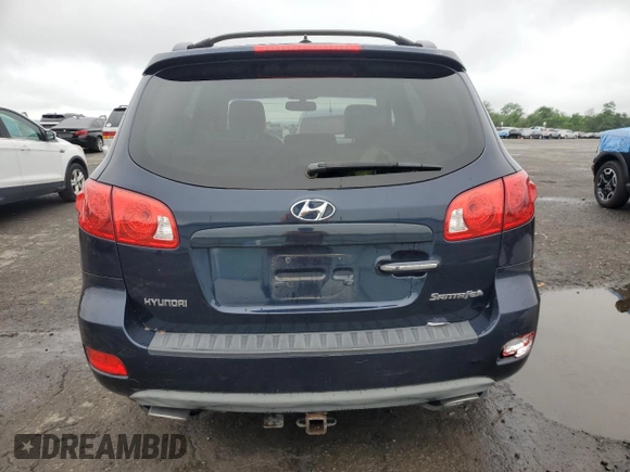 2009 Hyundai Santa Fe SE with VIN 5NMSH13E59H292644, listed as a Copart auction lot 60900555 with 205,048 mi miles and Salvage title. Bid and sale history available at DreamBid. Image 6.