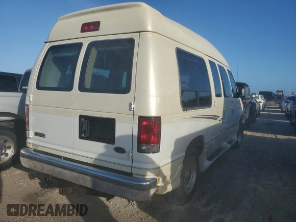 2003 Ford Econoline Cargo Recreational with VIN 1FDPE24LX3HA52446, listed as a Copart auction lot 77249664 with 109,911 mi miles and Non Repairable. Bid and sale history available at DreamBid. Image 3.