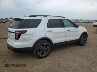 2014 Ford Explorer Sport with VIN 1FM5K8GT0EGB82176, listed as a Copart auction lot 60896715 with 129,576 mi miles and Salvage title. Bid and sale history available at DreamBid. Image 3.