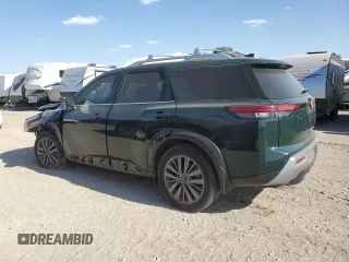 2024 Nissan Pathfinder SL with VIN 5N1DR3CDXRC252174, listed as a Copart auction lot 46054675 with 10,589 mi miles and Salvage title. Bid and sale history available at DreamBid. Image 2.