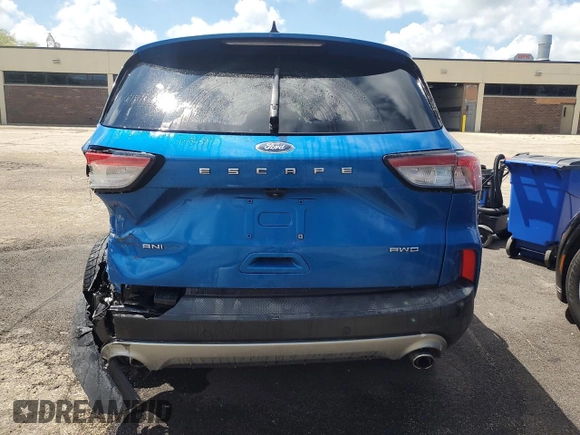 2021 Ford Escape Titanium с VIN 1FMCU9J90MUA58591, выставлен на аукционе Copart как лот 57126875 с пробегом 109 483 миль миль и Списание • Salvage title. История ставок и продаж доступна на DreamBid. Изображение 6.