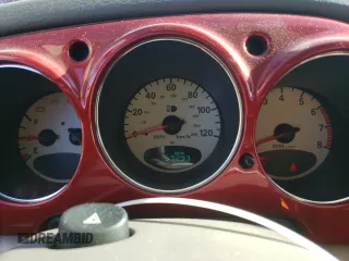 2002 Chrysler PT Cruiser Touring with VIN 3C4FY58B42T292814, listed as a Copart auction lot 81101984 with 57,293 mi miles and Salvage Title. Bid and sale history available at DreamBid. Image 9.