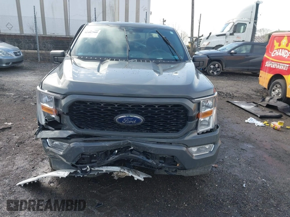 2021 Ford F-150 XL with VIN 1FTEX1EP7MKE31474, listed as a IAAI auction lot 41487560 with 38,030 mi miles and . Bid and sale history available at DreamBid. Image 12.