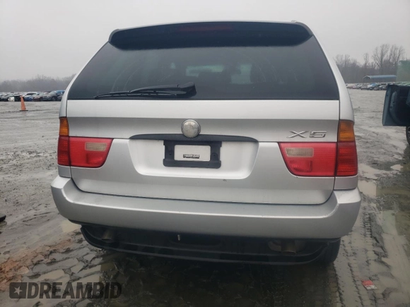 2002 BMW X5 3.0i with VIN 5UXFA53542LP29033, listed as a Copart auction lot 84638854 with 123,542 mi miles and Clean Title. Bid and sale history available at carsss.com. Image 6.