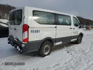 2017 Ford Transit XL with VIN 1FMZK1YM5HKA34719, listed as a Copart auction lot 45694555 with 41,359 mi miles and Salvage title. Bid and sale history available at DreamBid. Image 3.