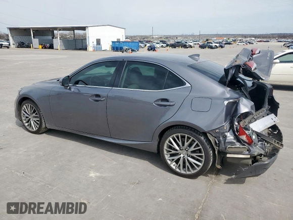 2017 Lexus IS 200t with VIN JTHBA1D22H5054971, listed as a Copart auction lot 48894975 with 100,996 mi miles and Salvage title. Bid and sale history available at DreamBid. Image 2.