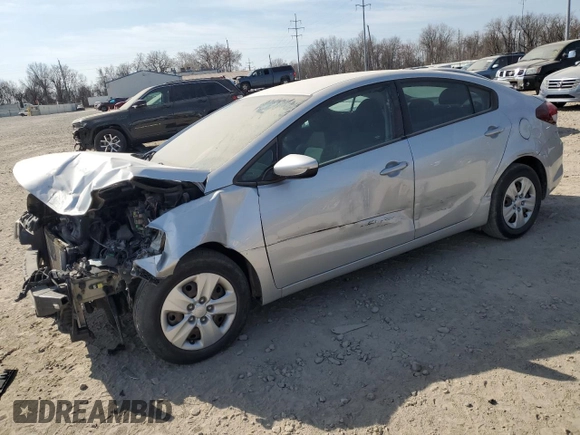 2017 Kia Forte LX with VIN 3KPFK4A74HE039216, listed as a Copart auction lot 48808035 with 108,918 mi miles and Salvage Title. Bid and sale history available at carsss.com. Image 1.