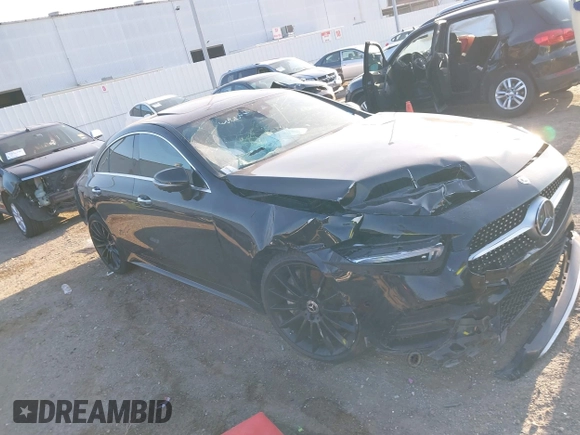 2019 Mercedes-Benz CLS 450 with VIN WDD2J5JB4KA009564, listed as a IAAI auction lot 37249173 with 23,865 mi miles and . Bid and sale history available at DreamBid. Image 1.