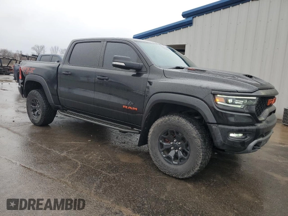 2021 Ram 1500 TRX with VIN 1C6SRFU99MN758770, listed as a Copart auction lot 52928765 with 59,155 mi miles and Salvage Title. Bid and sale history available at carsss.com. Image 4.