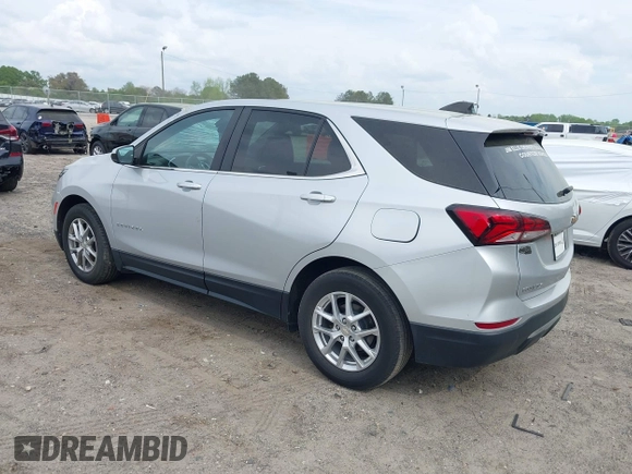 2022 Chevrolet Equinox LT with VIN 3GNAXKEV5NL102914, listed as a IAAI auction lot 41971296 with 69,413 mi miles. Bid and sale history available at carsss.com. Image 3.