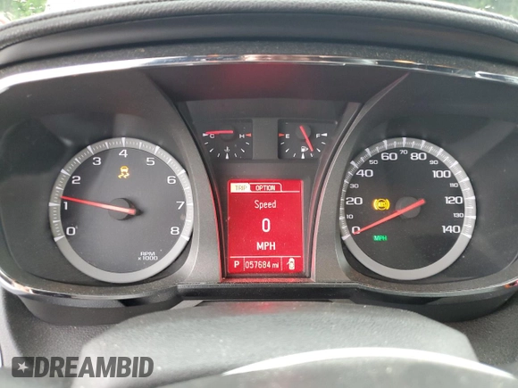 2015 GMC Terrain SLT with VIN 2GKFLXE38F6313783, listed as a Copart auction lot 62554985 with 57,684 mi miles and Salvage title. Bid and sale history available at DreamBid. Image 9.