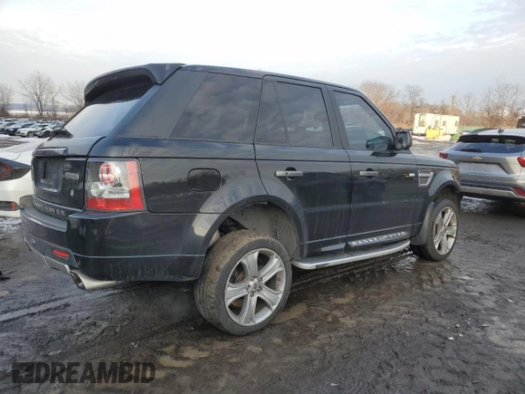 2011 Land Rover Range Rover Sport SC with VIN SALSP2E42BA292607, listed as a Copart auction lot 43800985 with 155,507 mi miles and Salvage Title. Bid and sale history available at carsss.com. Image 3.