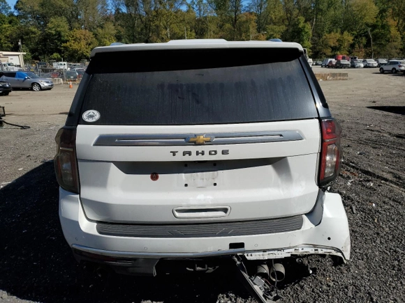 2022 Chevrolet Tahoe High Country with VIN 1GNSKTKL1NR313709, listed as a Copart auction lot 75839884 with 55,755 mi miles and Salvage Title. Bid and sale history available at carsss.com. Image 6.
