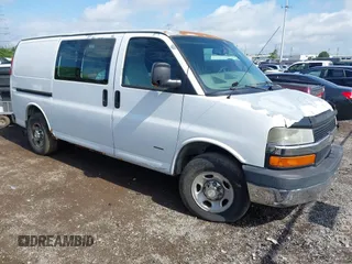 2007 Chevrolet Express Cargo with VIN 1GCGG25U571183014, listed as a IAAI auction lot 42761885 with 179,667 mi miles and . Bid and sale history available at DreamBid. Image 1.